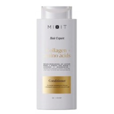 MIXIT Hair Expert Кондиционер для волос усиление блеска и придание силы Collagen & Amino Acids 400мл